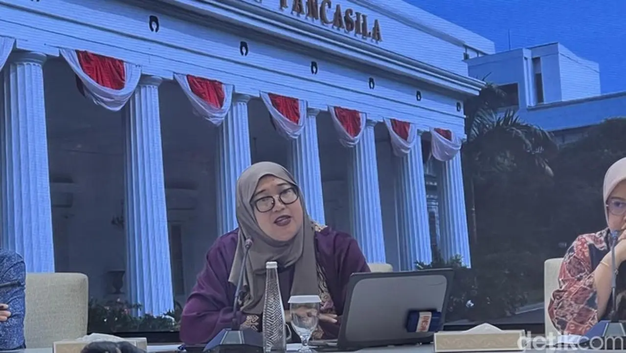 Direktur Ham Dan Urusan Migrasi Kemlu Indah Nuria Savitri (adhfar Aulia Syuhada/detikcom)