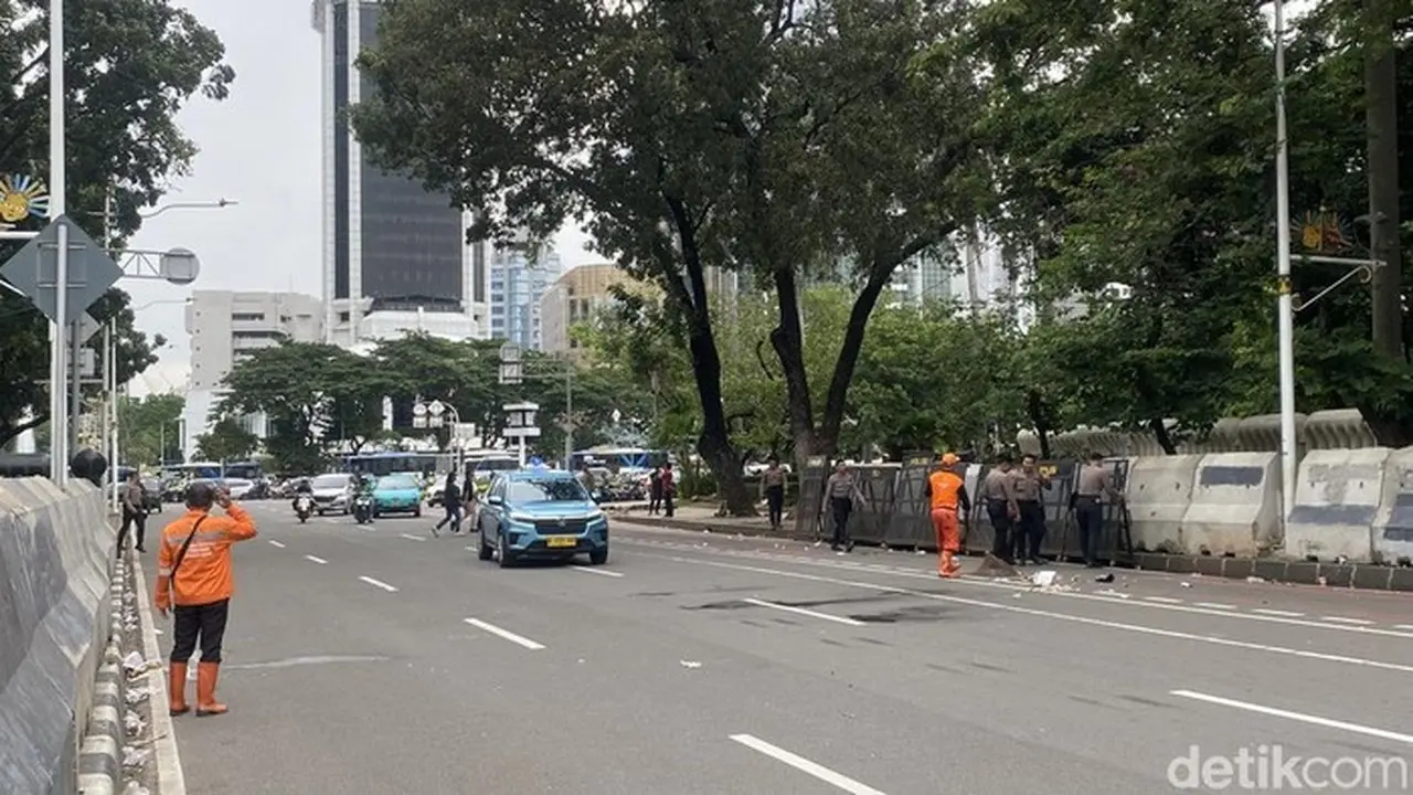 Jalan Medan Merdeka Selatan, Jakpus (devi/detikcom)