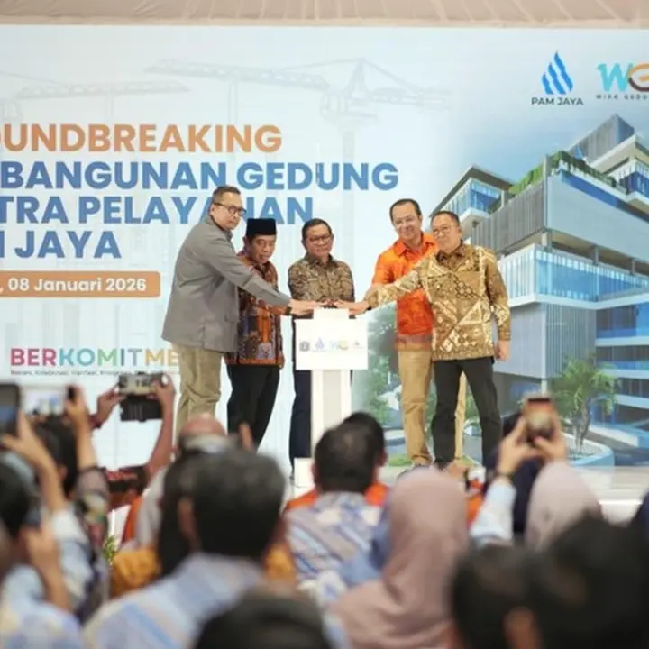 PAM JAYA Bangun Gedung Sentra Pelayanan 11 Lantai dengan Konsep ‘Urban Water Falling’