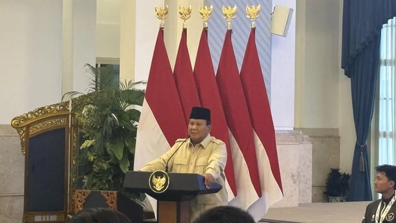 Presiden Prabowo Subianto Berkelakar Tentang Bonus Atlet Asian Games 2026. (firda/detikcom)