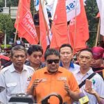 Buruh Jakarta Protes UMP 2026, Said Iqbal: Kalah Jauh Dibanding Buruh Panci Karawang