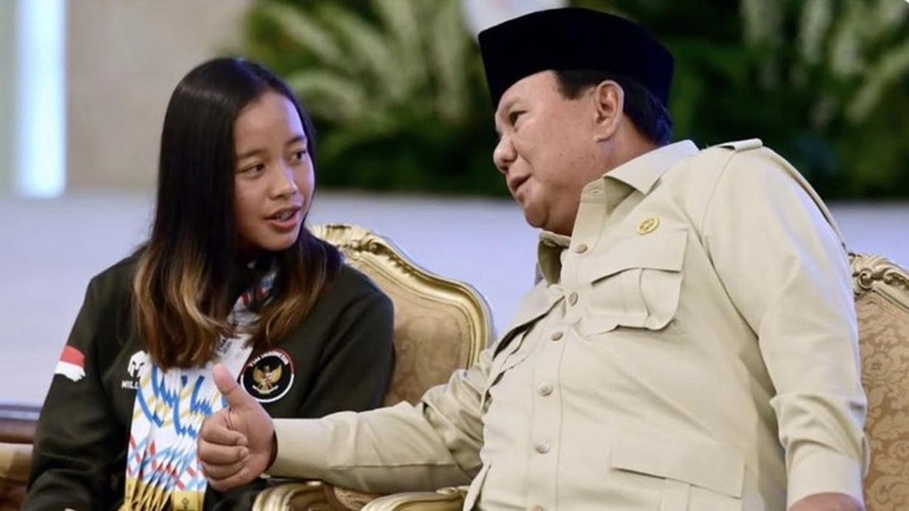 Martina Ayu Ungkap Obrolan dengan Presiden Prabowo di Istana Usai Raih 5 Emas SEA Games