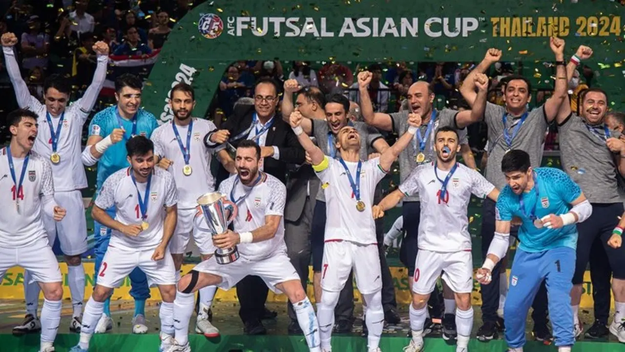 Iran Juara Piala Asia Futsal 2024. Foto: Sopa Images/lightrocket Via Gett/sopa Images