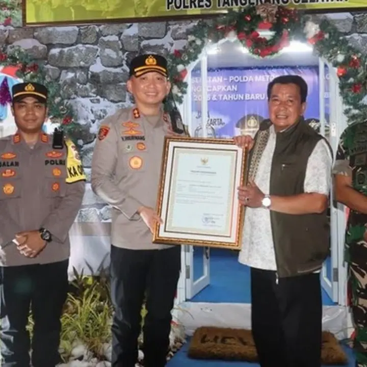 Kapolres Tangsel Diganjar Tiga Penghargaan Sekaligus dari Bupati Tangerang