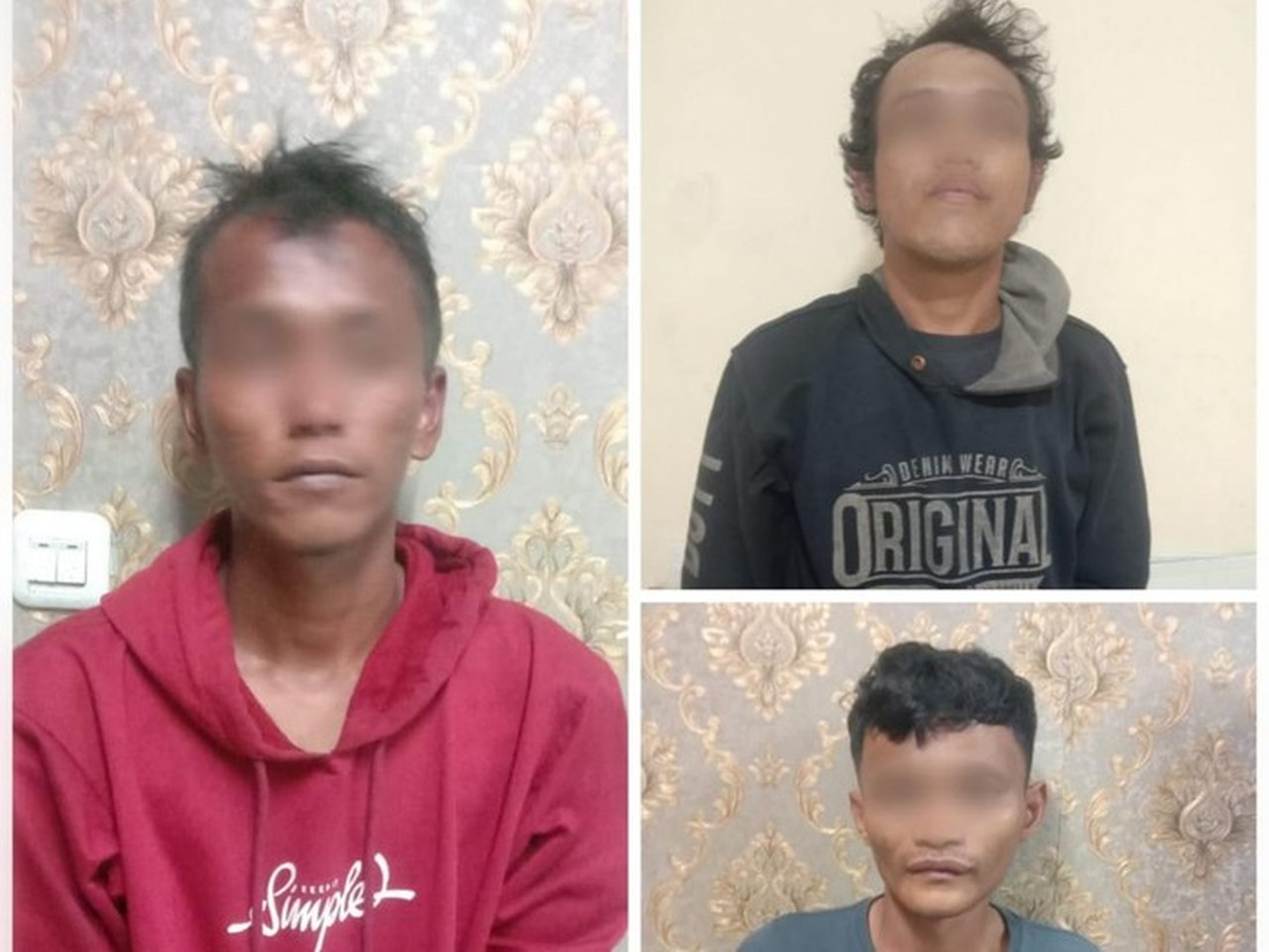 Trio Pak Ogah Diringkus Polisi Grogol Petamburan Usai Lempar Batu ke Pengendara Motor