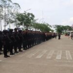 Ratusan Personel Gabungan Amankan Laga Persita Tangerang vs Borneo FC di Indomilk Arena