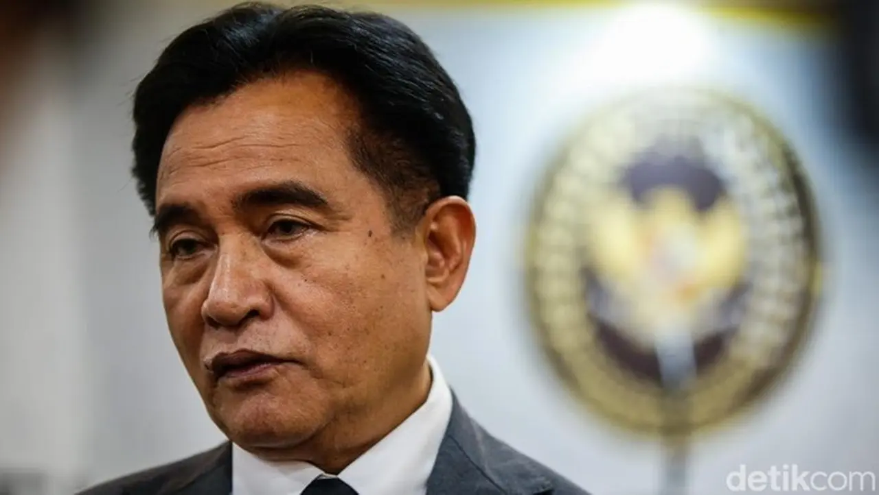 Menko Kumham Imipas Yusril Ihza Mahendra (rifkianto Nugroho/detikcom)