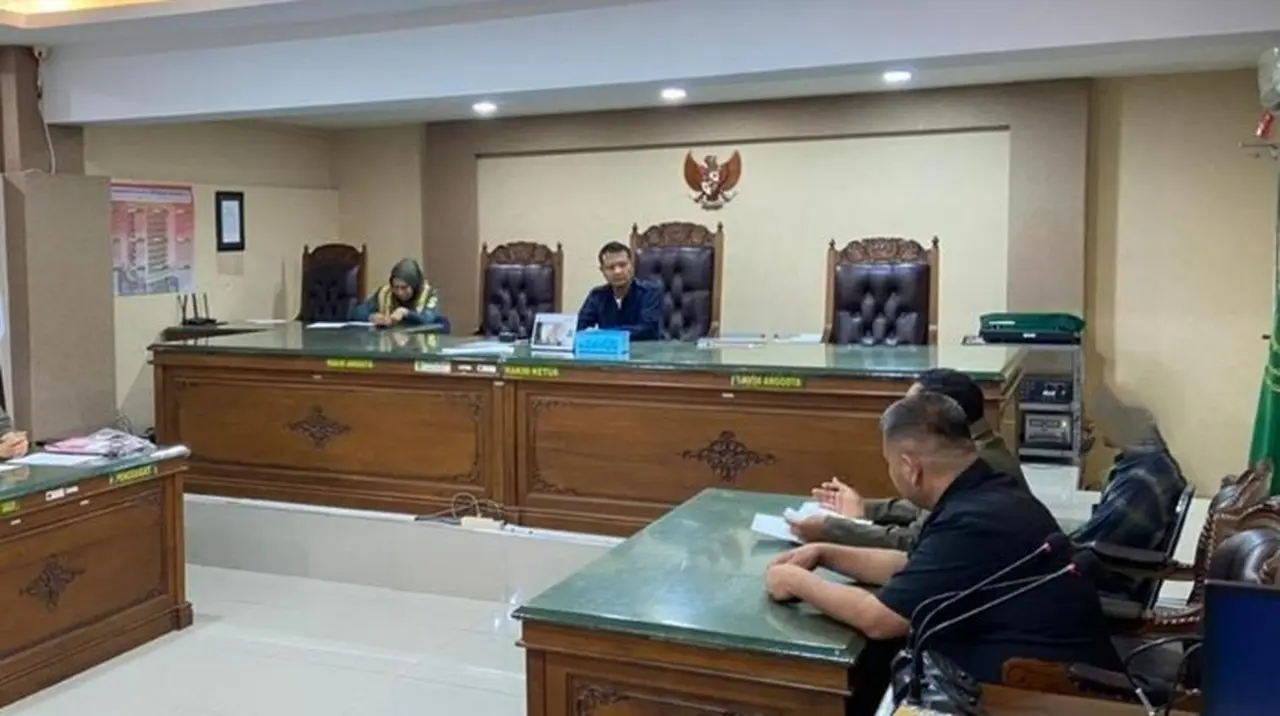 Sidang Di Pn Muara Enim (dok. Istimewa)