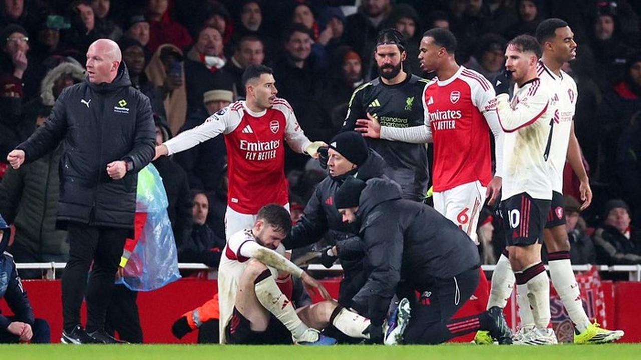 FA Takkan Beri Hukuman Tambahan untuk Gabriel Martinelli atas Insiden dengan Conor Bradley