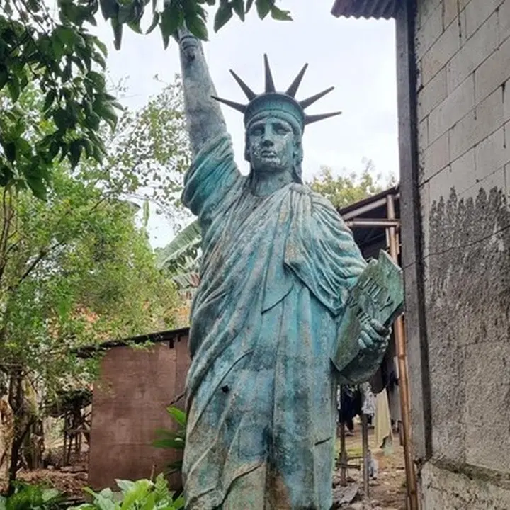 Patung Liberty Pondok Cabe Tuai Pujian Warga: Hiburan Lokal, Tak Perlu ke Amerika