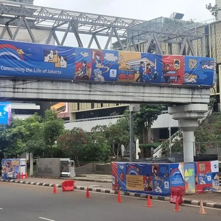 JPO Sarinah Dibangun Kembali, Warga Harap Jadi Ikon Kota Modern dan Aman