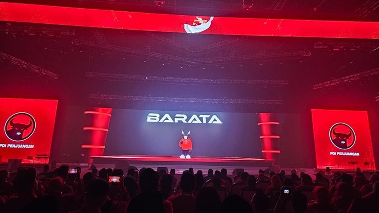 PDIP Luncurkan Maskot Banteng ‘Barata’, Simbol Kekuatan Rakyat dan Keadilan