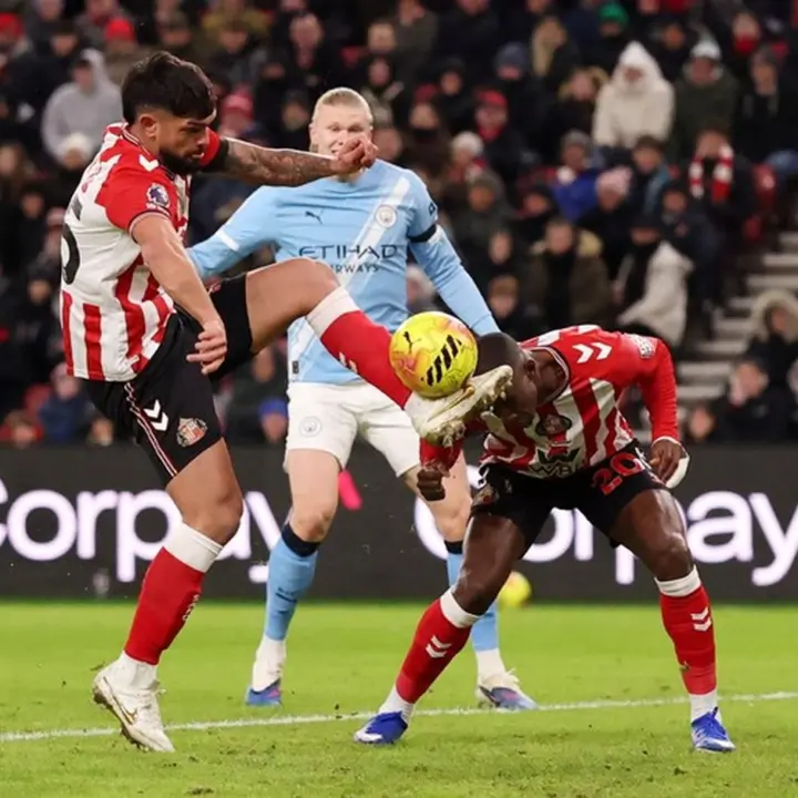 Babak Pertama Sunderland vs Man City Berakhir Imbang Tanpa Gol 0-0