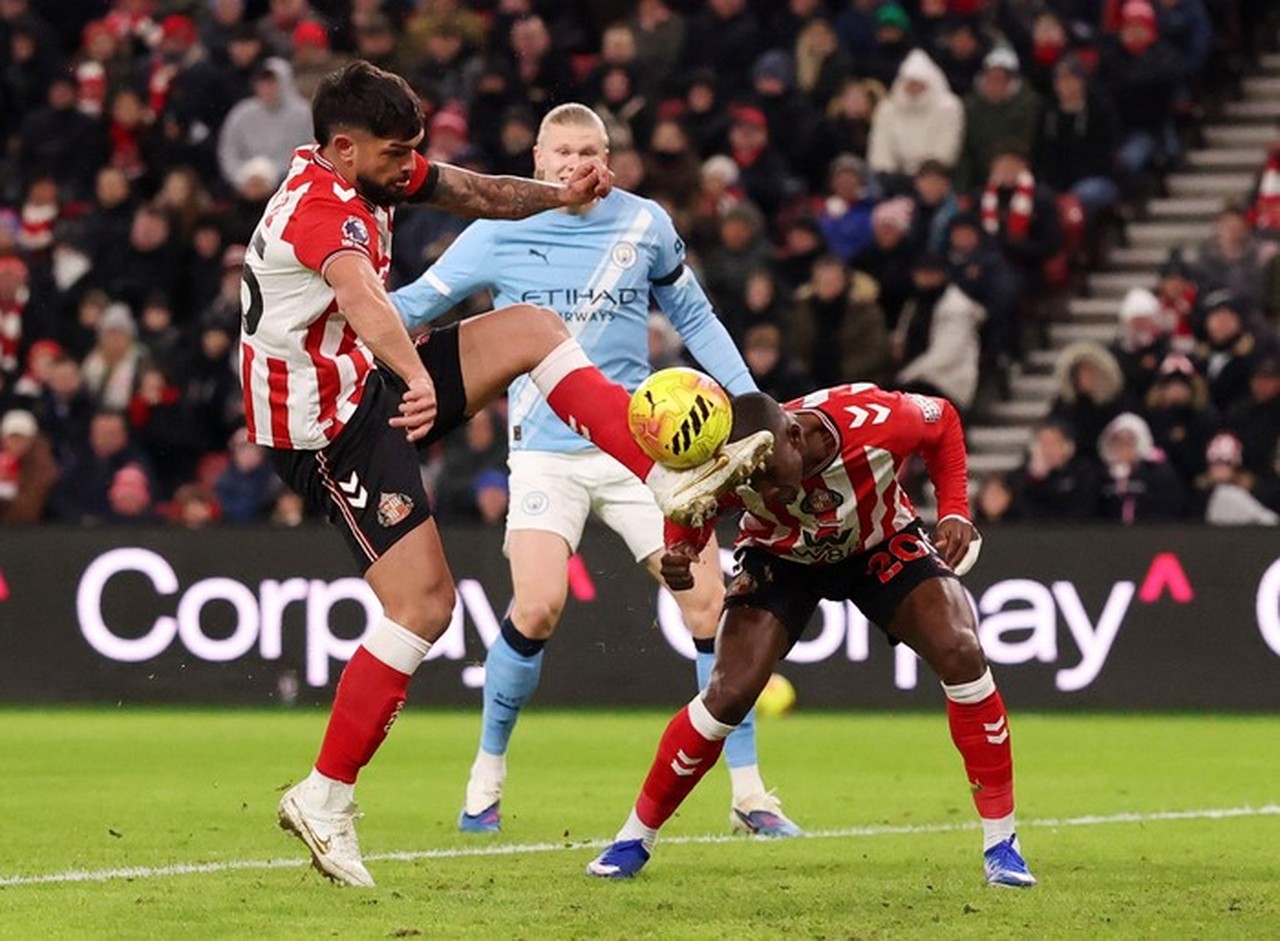 Babak Pertama Sunderland vs Man City Berakhir Imbang Tanpa Gol 0-0