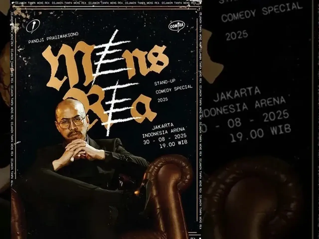 Pandji Pragiwaksono Gak Nyesal Mens Rea Viral. (foto: Pandji Pragiwaksono)
