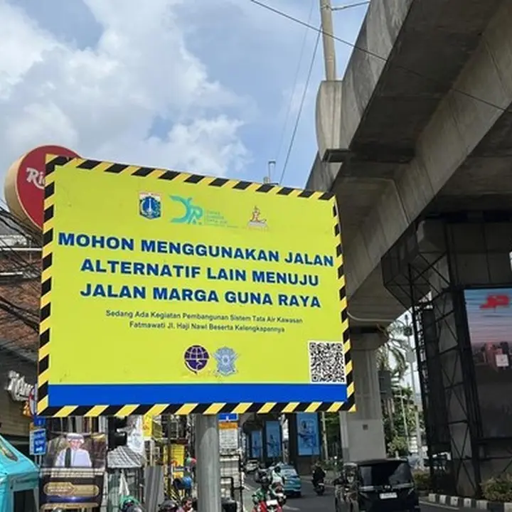 Jalan Haji Nawi Jaksel Jadi Satu Arah Hingga Juli 2026 Akibat Proyek Tata Air