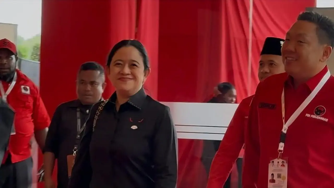 Ketua Dpp Pdip Puan Maharani Hadiri Rakernas Pdip Hari Kedua Di Ancol. (foto: Adrial Akbar/detikcom)
