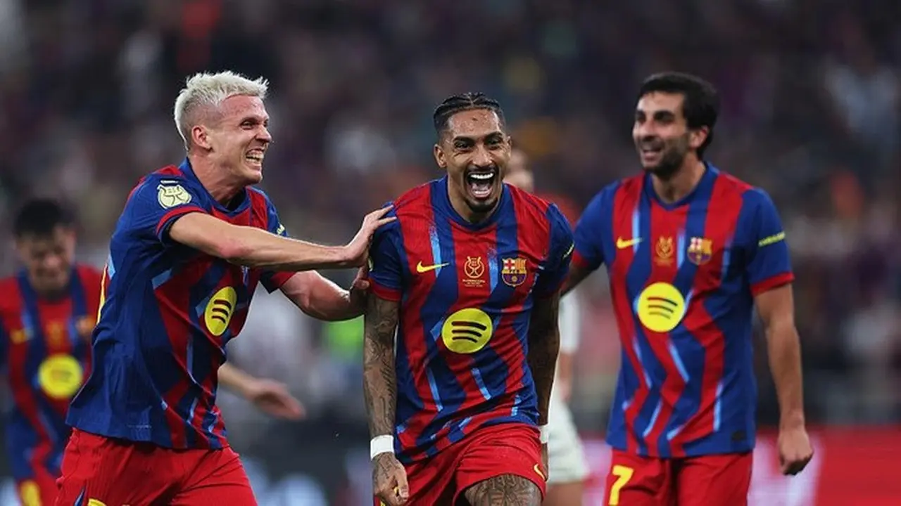 Barcelona Juara Piala Super Spanyol 2026 Usai Kalahkan Real Madrid 3 2. (getty Images/yasser Bakhsh)