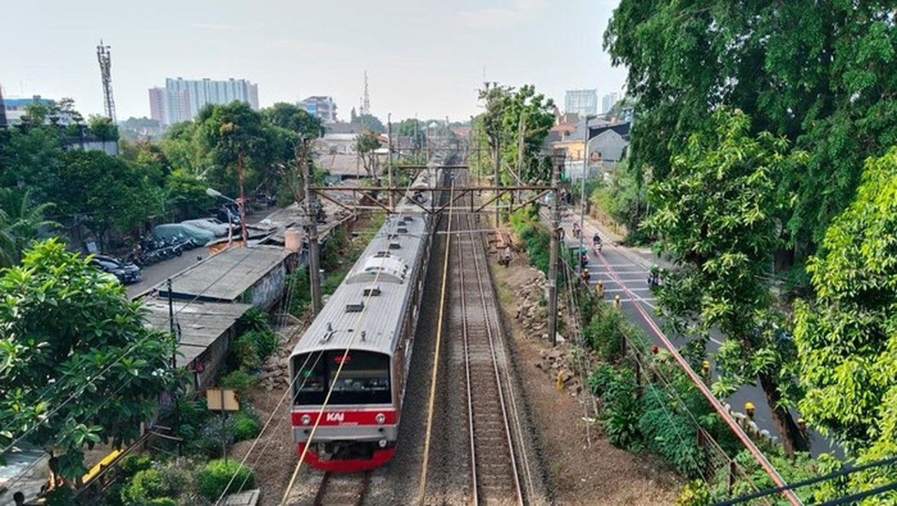 Pohon Tumbang di Jalur KRL Tanjung Priok-Kampung Bandan, 4 Perjalanan Dibatalkan