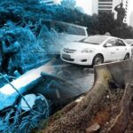 Hujan Angin Landa Jakarta, Pohon Tumbang di Kemang Raya dan Pakubuwono