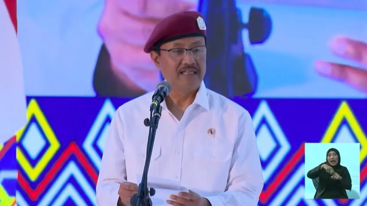 Foto: Mensos Saifullah Yusuf (gus Ipul) (youtube Kemensos)