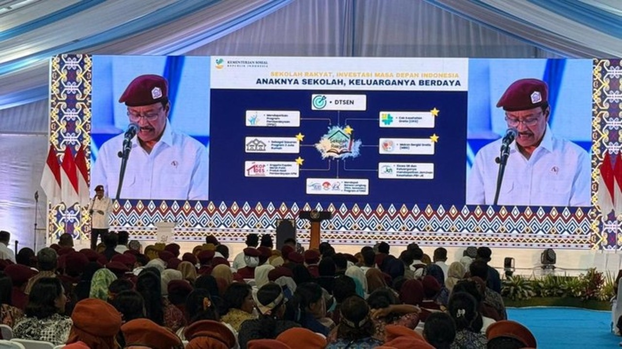 Mensos Gus Ipul Laporkan 166 Sekolah Rakyat Prabowo untuk 15.954 Siswa