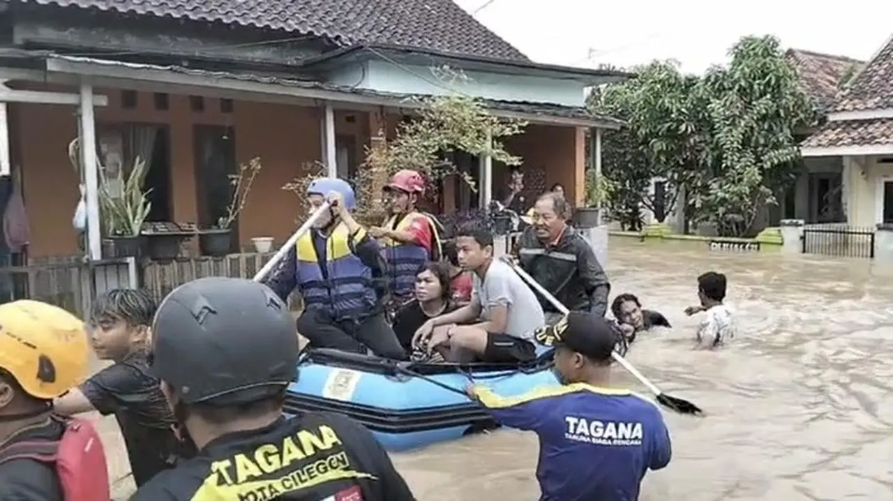 Banjir Di Cilegon (foto: Dok Ist)
