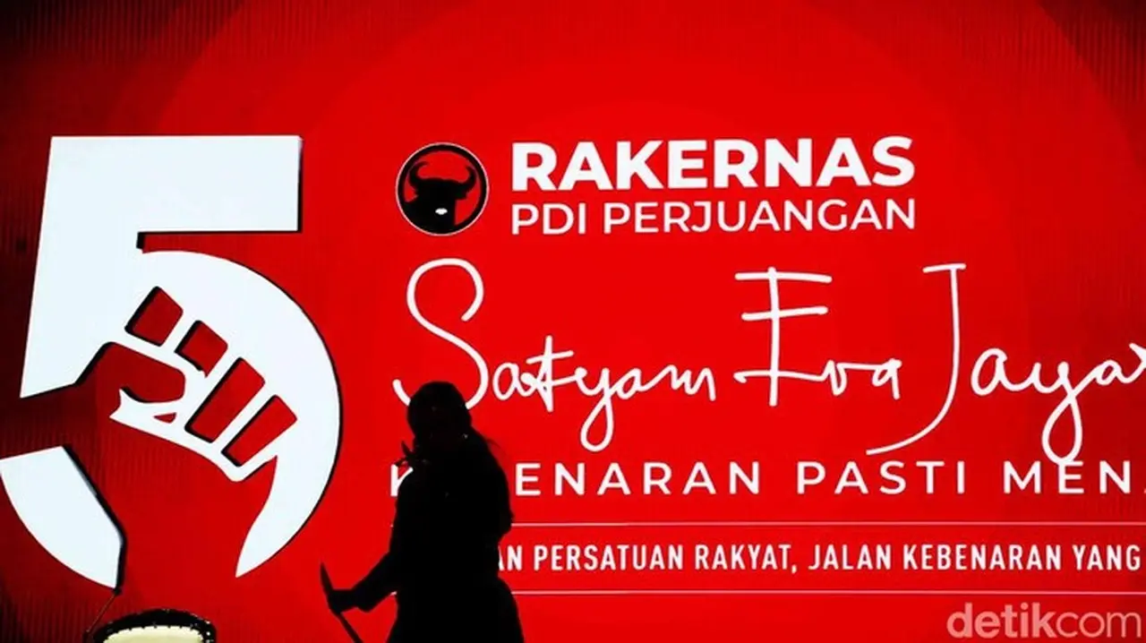 Rakernas Pdip (pradita Utama/detikcom)