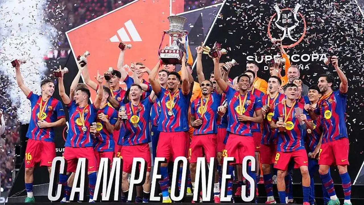 Barcelona Juara Piala Super Spanyol 2026 (foto: Nurphoto Via Getty Images/nurphoto)