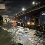Banjir Landa Jalan RE Martadinata Ancol, Pemotor Terpaksa Putar Balik Malam Ini