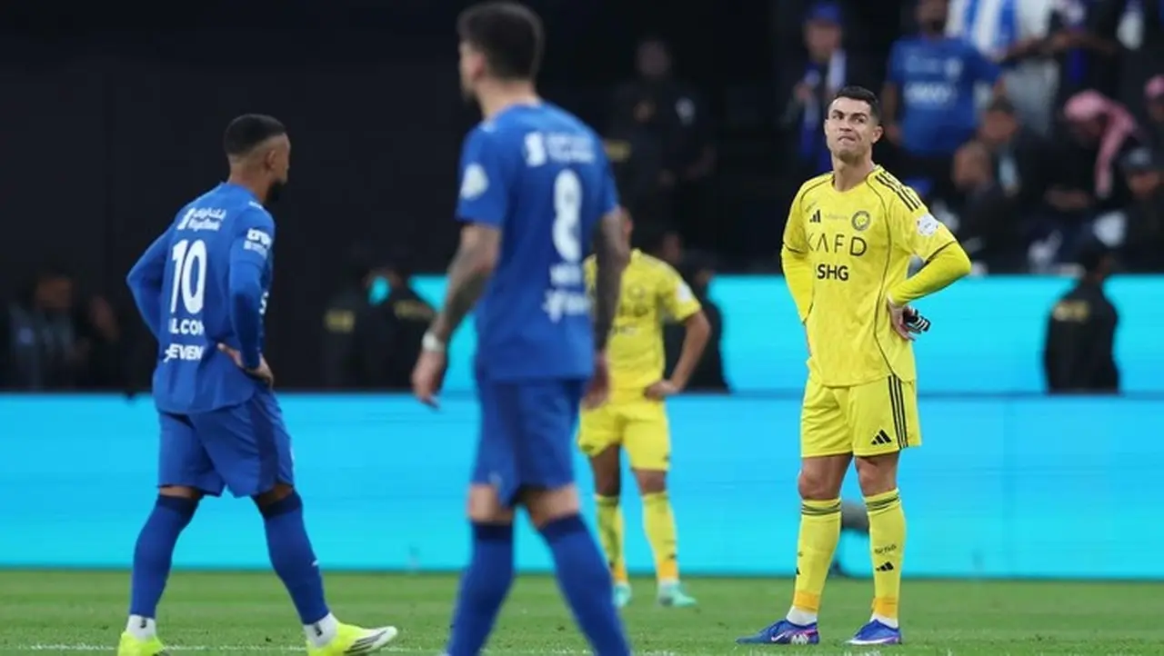 Cristiano Ronaldo Dkk Kalah Dari Al Hilal, Usai Al Nassr Disikat 1 3 Di Saudi Pro League. (foto: Yasser Bakhsh/getty Images)