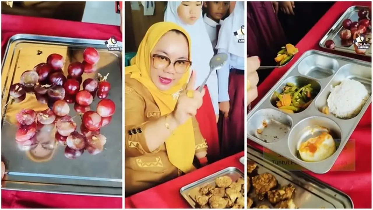 Foto: Tangkap Layar Video Guru Sd Ngamuk Karena Makanan Mbg Basi (dok. Istimewa/tangkap Layar)