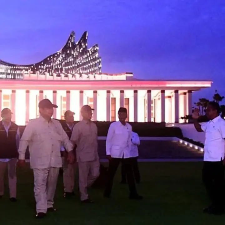 Presiden Prabowo Targetkan Gedung Legislatif dan Yudikatif IKN Rampung 2028