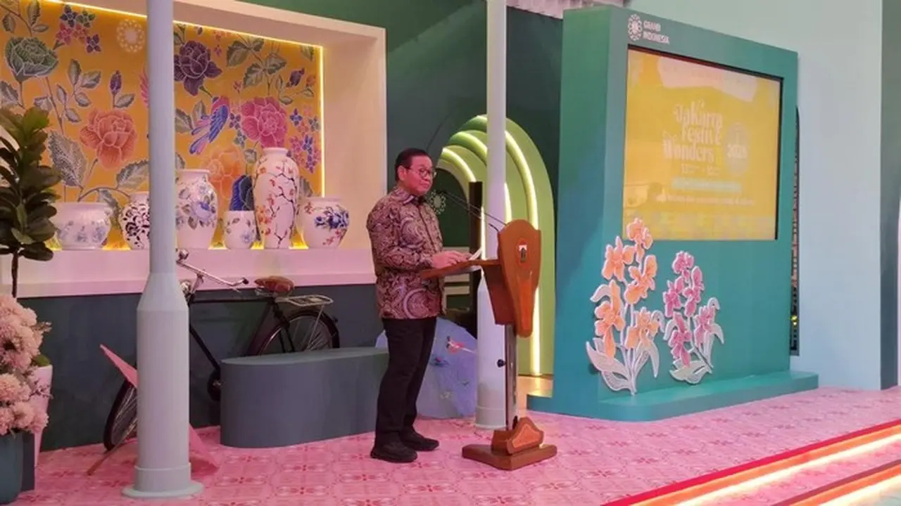 Pramono Anung Menutup Acara Jakarta Festive Wonders 2025. (brigitta/detikcom)