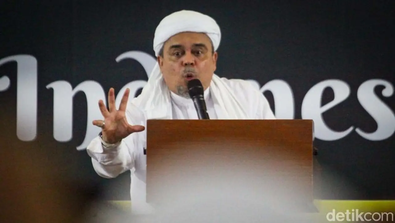 Habib Rizieq. (andhika Prasetia/detikcom)