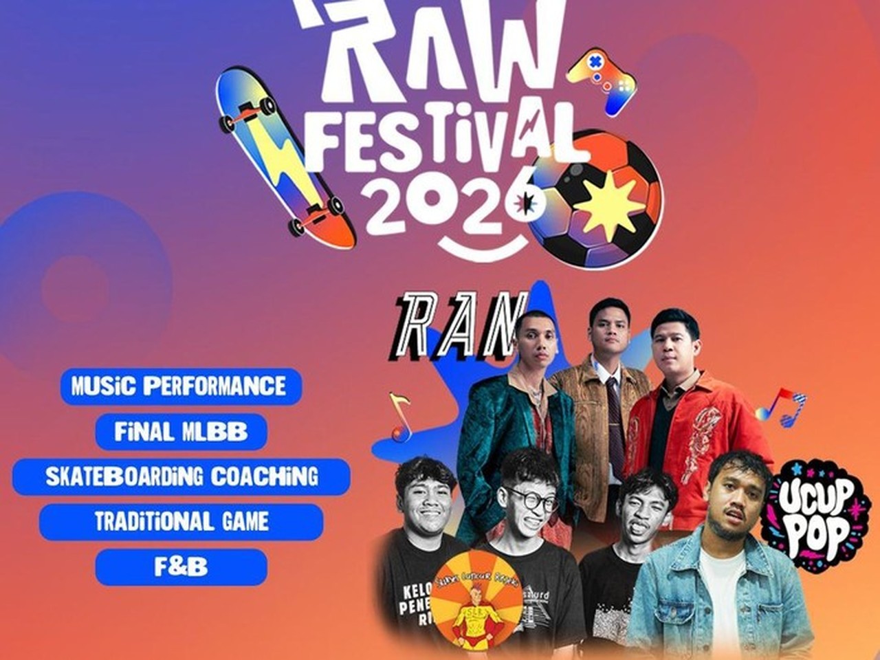 RAW Festival 2026: RAN dan Sukses Lancar Rejeki Siap Gebrak Panggung Senayan RAW Festival 2026: RAN dan Sukses Lancar Rejeki Siap Gebrak Panggung Senayan