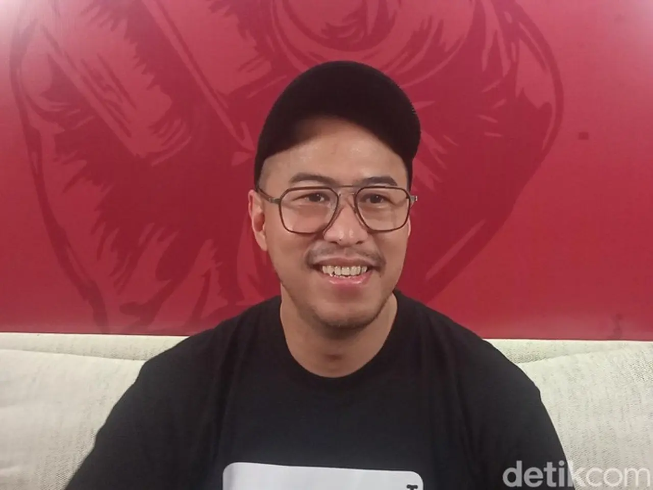 Pandji Pragiwaksono Diminta Minta Maaf Gegara Materi Salat 'mens Rea'. (foto: Muhammad Ahsan Nurrijal/detikcom)