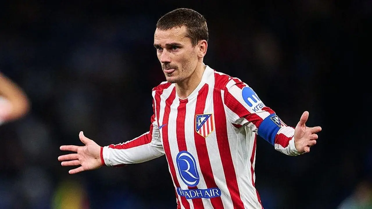 Antoine Griezmann Merayakan Gol Ke Gawang Deportivo La Coruna. Foto: Getty Images/quality Sport Images