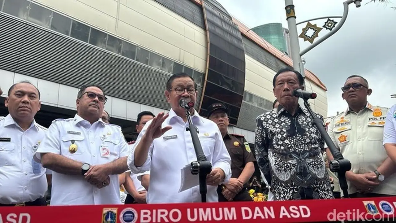 Wagub Rano Karno, Gubernur Dki Jakarta Pramono Anung Dan Sutiyoso. (brigitta/detikcom)