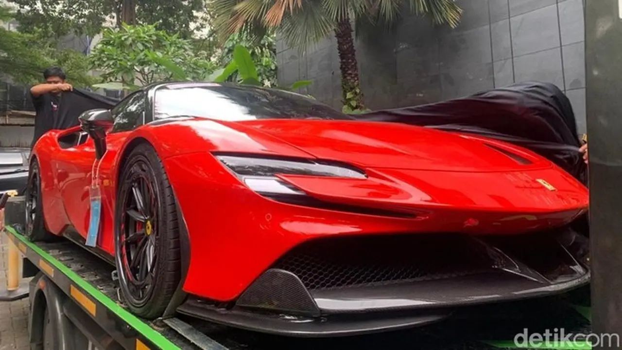 Ferrari Dan Motor Harley Davidson Kasus Suap Vonis Lepas Migor. (mulia Budi/detikcom)