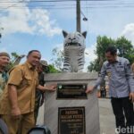 Resmi Dipatenkan, Patung Macan Putih Kediri Jadi Ikon Desa dan Lindungi Hak Cipta Warga