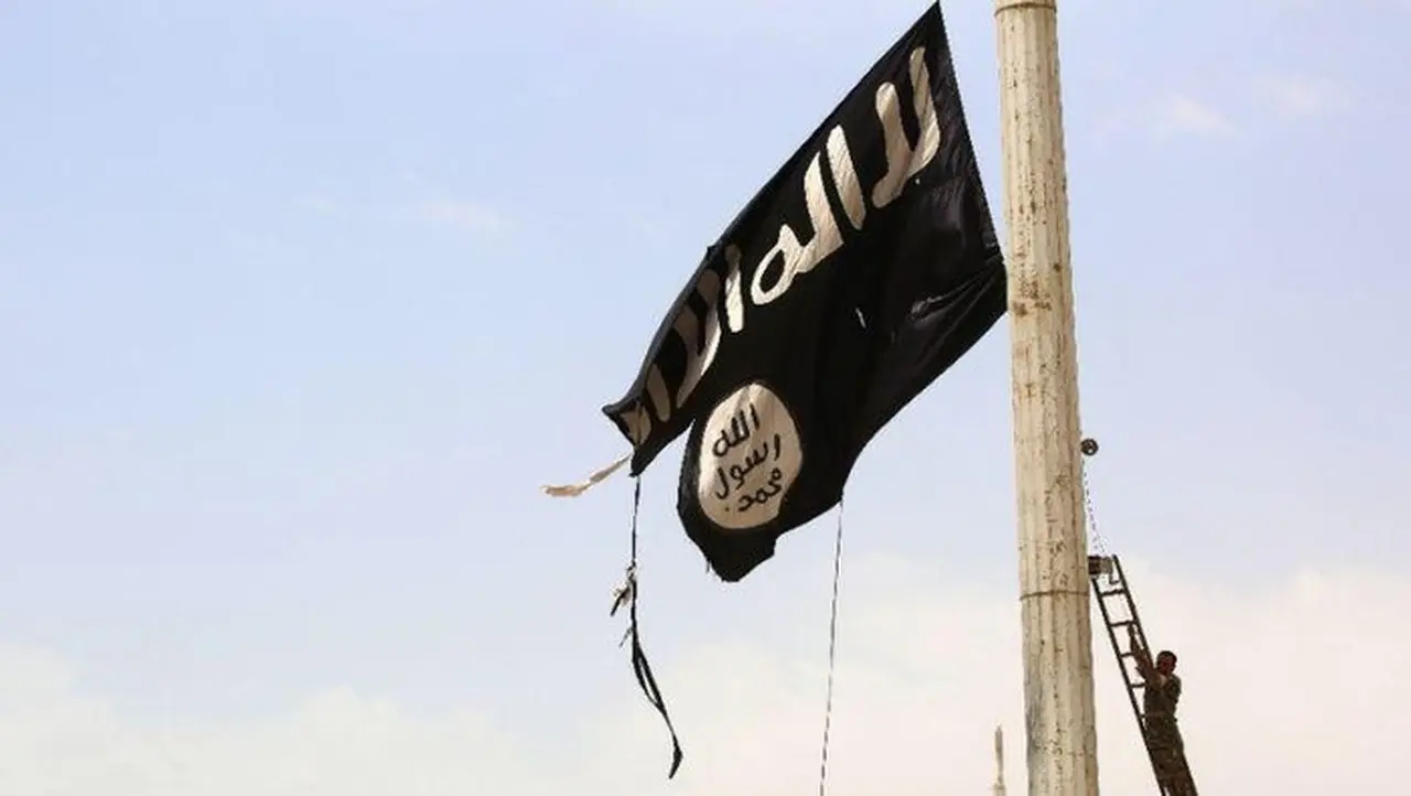Ilustrasi Bendera Isis (afp Photo/delil Souleiman)