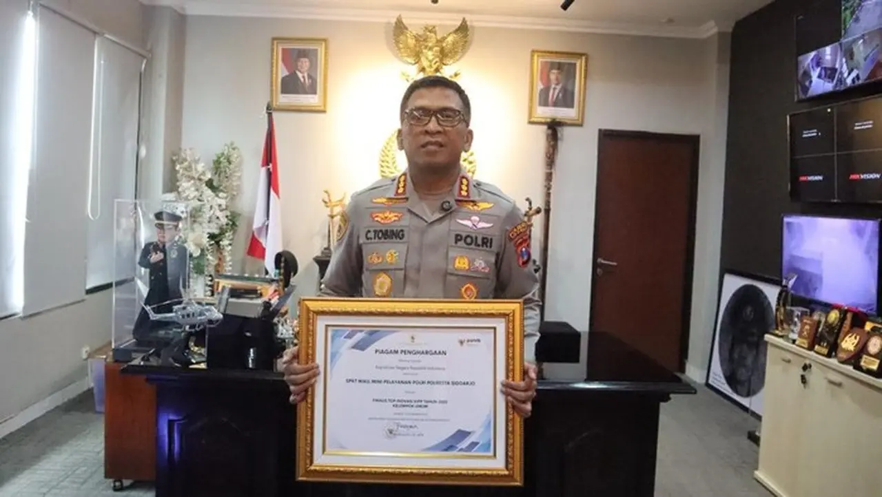 Kapolresta Sidoarjo Kombes Christian Tobing (dok. Istimewa)