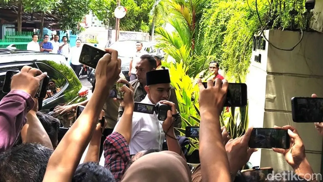 Kaesang Menemui Bapaknya, Jokowi, Di Solo. (agil Trisetiawan Putra/detikjateng)