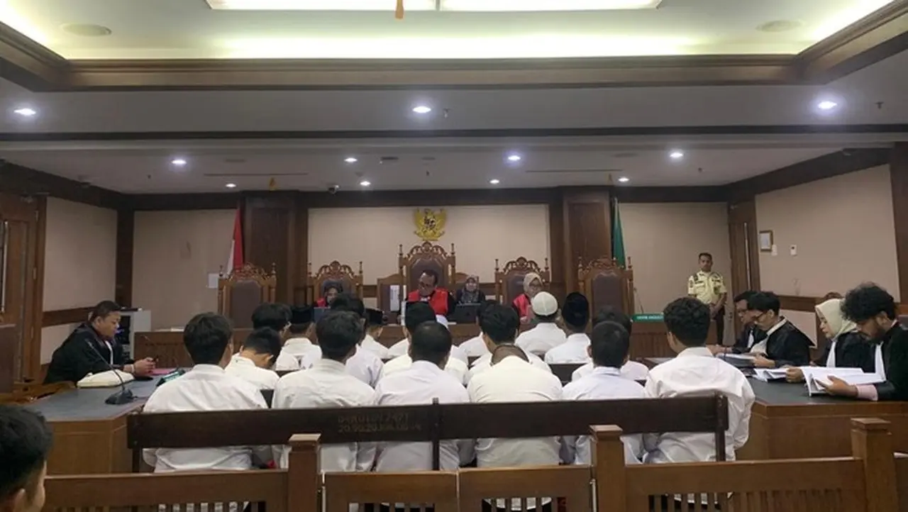Sidang 21 Terdakwa Kasus Kericuhan Demo Agustus 2025 (mulia Budi/detikcom)