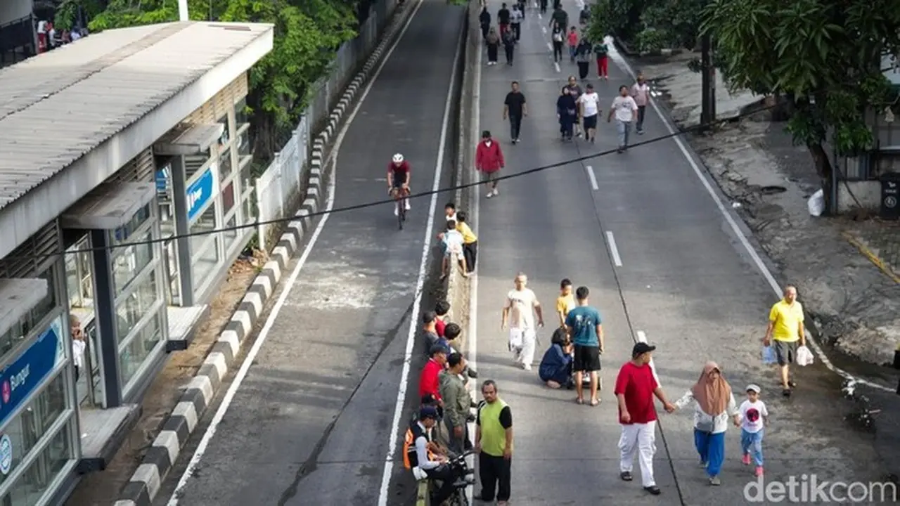 Foto: Jalan Sultan Iskandar Muda, Jakarta Selatan. (gilang Faturahman/detikfoto)