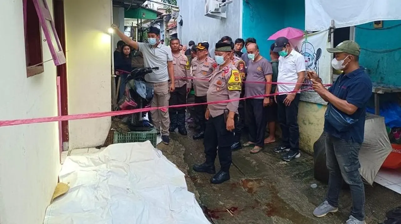 Lokasi Mahasiswi Ditemukan Tewas Di Depan Kosnya Di Pangkalan Jati, Cinere, Depok, Rabu (14/1). (dok. Istimewa)