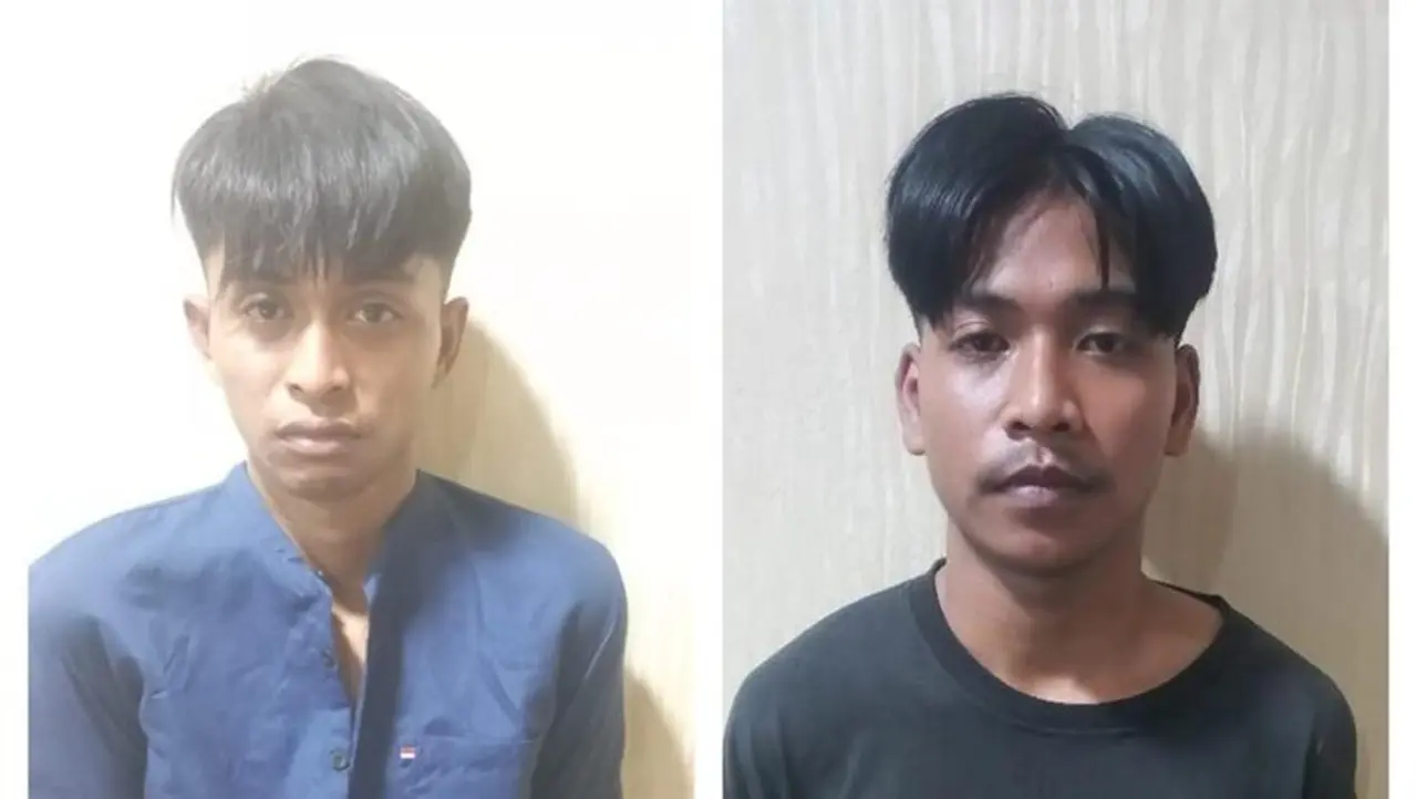 Tampang Dua Pembunuh Pria Di Tpu Jakasampurna, Kota Bekasi. (dok. Istimewa)