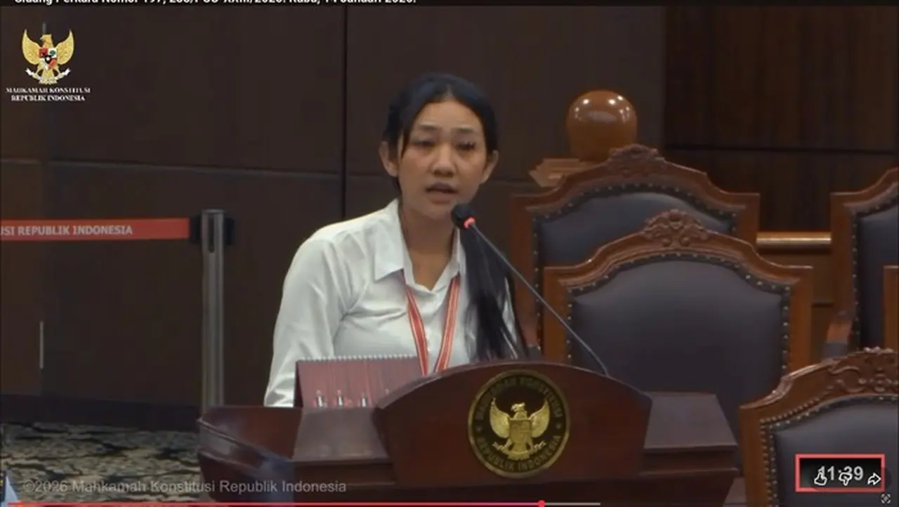 Foto: Eva Meilani Pasaribu (tangkapan Layar Youtube Mk)