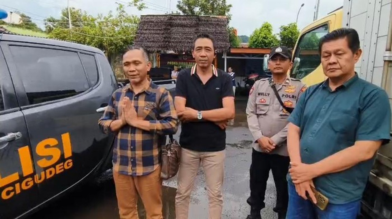 Mobil Boks Curian Ditemukan Terparkir di Pinggir Sungai Bogor